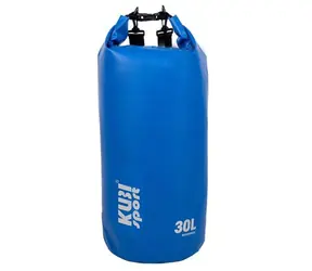 Torba na łódź KUBISPORT 30 l niebieska / Torba wodoodporna / Pojemność 30 l