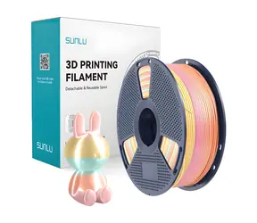 Sunlu PLA+ Silk rainbow 05 / filament do drukarki 3D / PLA / 1,75 mm / 1 kg