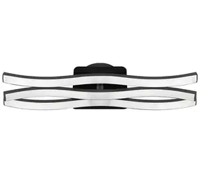 Activejet AJE-LOGAN czarny / kinkiet LED / 17,5 W / 1500 lm / 3000 K / IP20