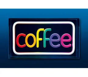 Activejet AJE-NEON COFFEE wielokolorowy / neon LED / USB / 5V / wnętrze