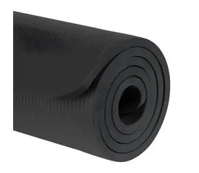 Mata do ćwiczeń REBEL Active czarna / 183 x 61 cm / grubość 6 mm