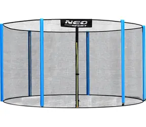 NEO-SPORT Siatka ochronna zewnętrzna do trampoliny 252 cm / Siatka ochronna / 8FT / Część zamienna