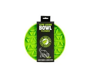 Kiwi Walker Flower Maxi zielony / Miska do lizania dla psa / 240 mm