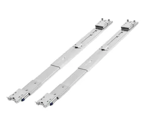 Silverstone RMS08-20 srebrny / Szyny ślizgowe do regału / 430 mm / nośność 45 kg