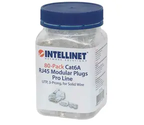 Intellinet RJ45 Cat6A / Złącze / UTP / do przewodu / 80 szt.