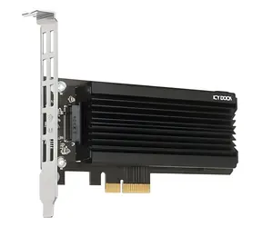 Icy Dock EZConvert Ex Pro MB987M2P-1B czarny / adapter M.2 NVMe SSD do PCIe / PCIe 3.0 x4 / dysk SSD do 110 mm