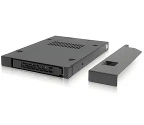 Icy Dock ToughArmor MB411SPO-B czarny / Rama do 2,5" SATA/SAS HDD/SSD / do kieszeni Slim ODD