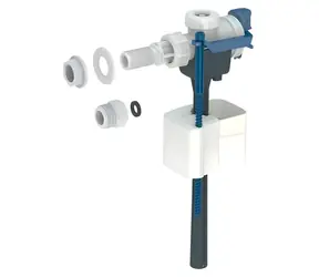 Zawór napełniający Geberit typ 333 / Zawór napełniający / dopływ wody boczny / 3/8"-1/2" / do spłuczek ceramicznych