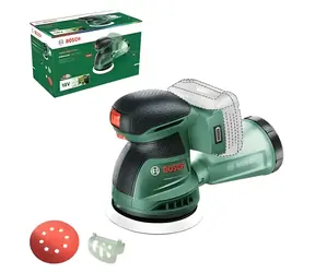 BOSCH UniversalOrbit 18V-20 zielona / Bezprzewodowa szlifierka mimośrodowa / 18 V / Ř125 mm / 10 000-23 000 obr./min