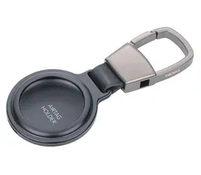 Brelok do kluczy TROIKA AirTag czarny / Brelok do kluczy / Apple AirTag / aluminium