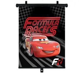 Roleta samochodowa z siedmioma przyssawkami i zamkiem CARS 1 szt. / Osłona przeciwsłoneczna do samochodu / 36 x 45 cm / Przyssawki z zamkiem