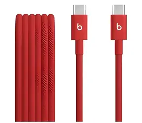 Kabel Apple Beats USB-C (M) - USB-C (M) czerwony / Kabel / 1,5 m