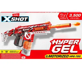 Pistolet żelowy Zuru X-Shot Hyper Gel HPG-700 / 3500 kulek / z napędem / od 14 lat