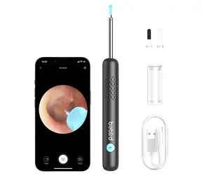 Bebird R1 SMART Visual Ear-Clean Rod czarny / Otoskop / inteligentne czyszczenie uszu / mini kamera / połączenie z aplikacją
