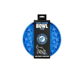 Kiwi Walker Paw Maxi niebieski / Miska do lizania dla psa / 240 mm