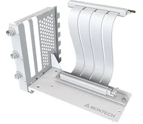 Kit montażowy Montech Vertical GPU + kabel riser PCIe 4.0 biały / 20 cm