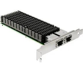 Inter-tech ST-7214 / Karta sieciowa / PCIe x8 / 2x RJ-45 / 10 Gbit/s / Intel X540