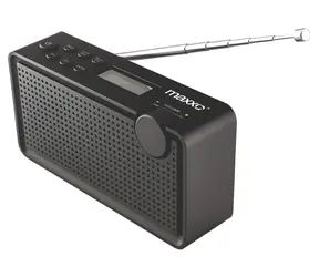 Maxxo PB01 / Przenośne radio DAB+/FM / Akumulator / Antena teleskopowa / Wyświetlacz LCD / Gniazdo 3,5 mm