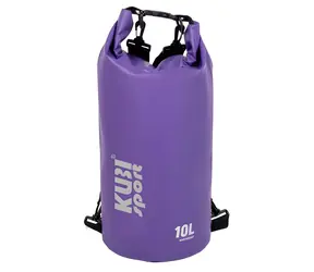 Torba na łódź KUBIsport 10 l fioletowa / Torba wodoodporna / Pojemność 10 l