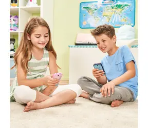 Kamera dziecięca VTech KidiZoom Snap Touch różowa / ekran dotykowy 2,4" / Bluetooth / 2 kamery / 6-12 lat