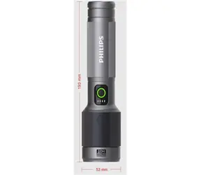 Latarka LED Philips USB-C / Latarka / 30 W / 1450 lm / 2200 mAh
