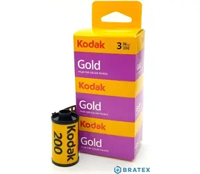 Kodak Gold 200 135/36 3 szt. / Film negatywowy kolorowy / ISO 200 / 36 klatek
