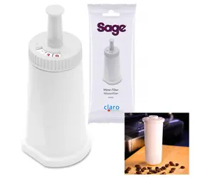 Sage SES008 ClaroSwiss biały / Filtr do wody do ekspresu do kawy / do Sage Oracle, Barista, Duo-Temp, Bambino
