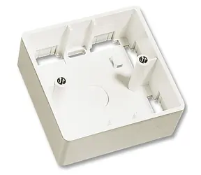 Ramka przedłużająca gniazdko Lindy UK biała / Ramka instalacyjna / ABS / 86x86x47 mm