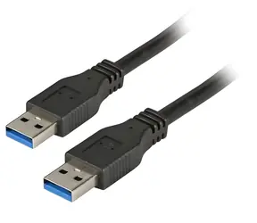 EFB czarny / kabel USB AA / USB 3.0 5 Gbit/s / 1 m