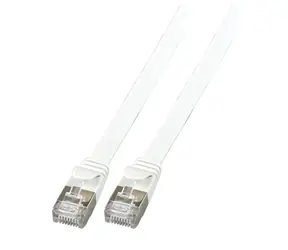 EFB U/FTP Cat6A 3 m szary / Płaski kabel krosowy / RJ-45 / PVC / 10 Gb/s