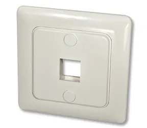 Puszka instalacyjna Lindy do modułu Keystone biała / Gniazdo / Naścienna / Standard DE / 81×81 mm