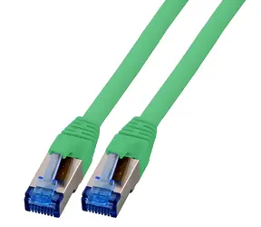 EFB K5525FGN.1.5 zielony / Kabel krosowy / Cat6a S/FTP / 1,5 m / 10 Gbit/s / TPE superflex