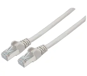Intellinet Cat6A szary (317245) / Kabel krosowy / S/FTP / LSZH / RJ-45 / 5 m