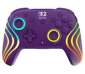 Turtle Beach Afterglow Wave Wireless fioletowy / Kontroler do gier / bezprzewodowy / Nintendo Switch / Podświetlenie RGB / Pałeczki TMR