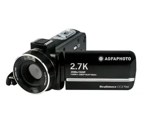 AGFAPHOTO Realimove CC2700 czarny / Cyfrowa kamera wideo / 2.7K / 18-krotny zoom / 24 Mpx / SD