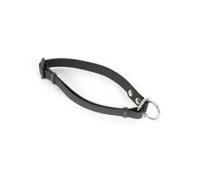 FENICA iQsil obroża wciągana czarna / Dla psów / Nylon / 20 mm / 30-54 cm