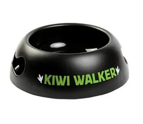 Kiwi Walker Czarna miska zielona / Miska dla psa / 750 ml