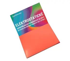 Fellowes Symbionotes czerwony / Notatnik / elektrostatyczny / 190x100 mm / 100 szt.