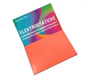 Fellowes Symbio Symbionotes red / Notatnik elektrostatyczny / 70x100 mm / 100 szt.
