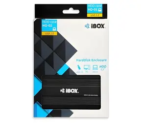 ibox HD-02 czarny / Zewnętrzna obudowa na dysk twardy 2,5" / SATA / USB 3.2 Gen 1