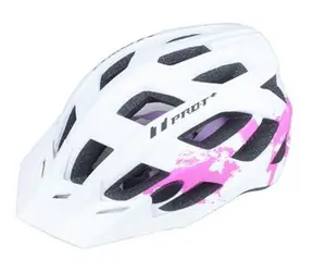 Kask rowerowy Pro-T PLUS Soria biało-różowy / In-mold / M (55-58 cm)
