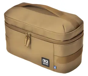 HORI Compact Carry All sand / Torba na Nintendo Switch 2 i akcesoria / 5 regulowanych przegródek