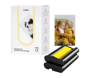 Liene PixCut self-adhesive photo paper 4x6" / Photo paper / self-adhesive / 72 sheets + 2 cassettes / for PixCut S1