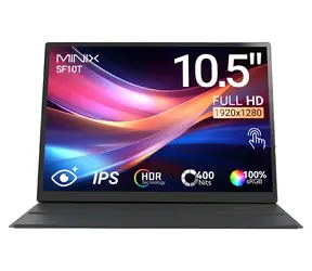 10,5" Minix SF10T czarny / Monitor przenośny / IPS / Full HD / dotykowy / USB-C