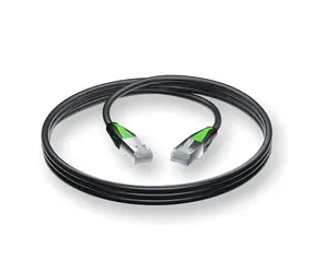 Kabel krosowy ZyXEL Cat6A 1 m czarny / Kabel krosowy / SF/FTP / RJ-45