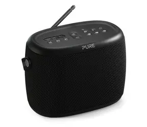 Głośnik Pure Woodland czarny / Bluetooth / DAB+ / FM / 10 W / IP67
