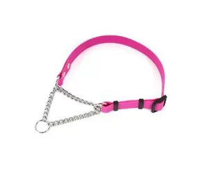 FENICA iQsil obroża półściągana fuksja / Dla psów / Nylon / 20 mm / 40-60 cm