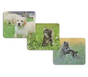 Podkładka pod mysz HAMA Animals / Podkładka pod mysz / motyw zwierzęcy / 220x180 mm / 12 szt. w displayu