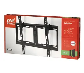 One For All WM4421 czarny / uchwyt do telewizora / 32-65" / pochylenie 15° / VESA 400x400 / nośność 100 kg