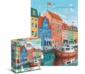 DODO Puzzle Cities: Kopenhaga / 250 elementów / 28 x 39 cm